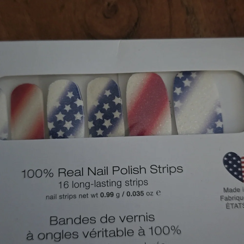 Color Street AMERICAN SPIRIT Press On Nails 100% Real Polish